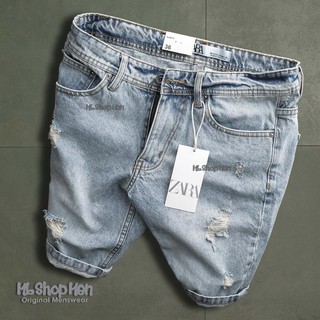Quần short jean nam rách xước chất bò cao cấp hàng VNXK nhiều màu co giãn, mẫu dạo Phố HOT Nhất