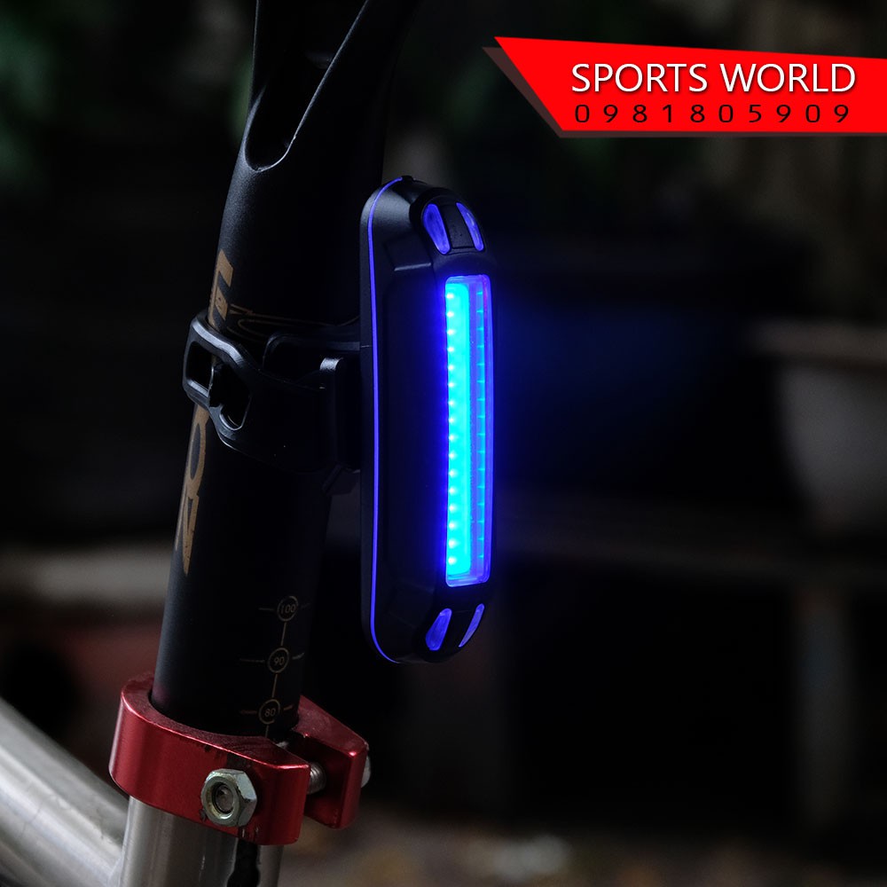Đèn hậu xe đạp gắn cốt yên 20036