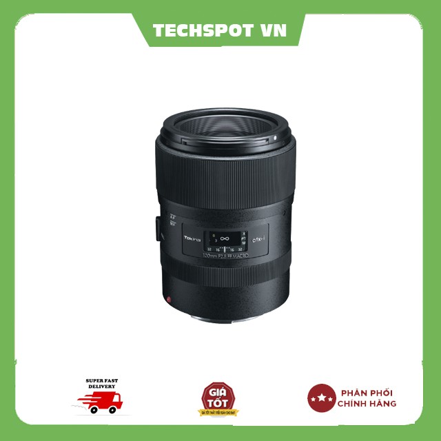 [Mã ELHASALE1TR giảm 5% đơn 3TR] Ống kính Tokina ATX-i 100mm F2.8 FF MACRO