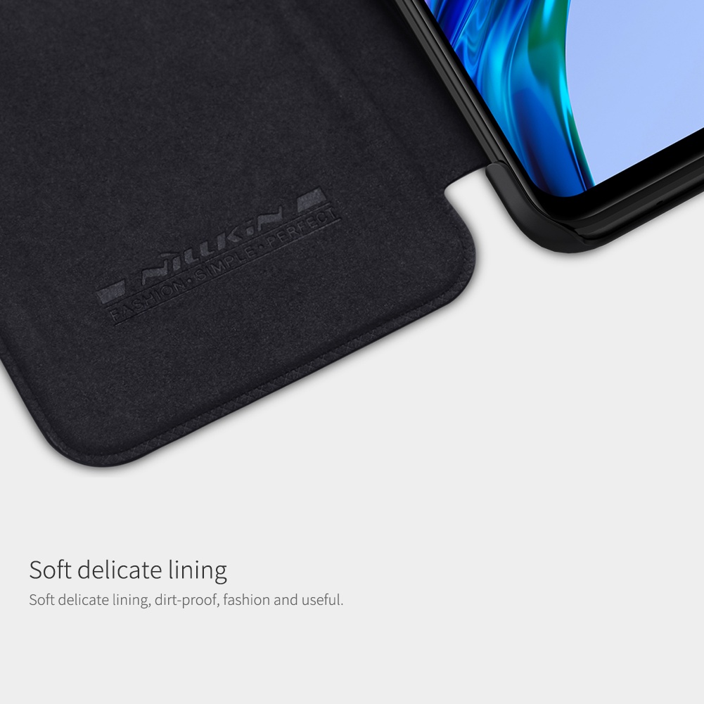 Bao da điện thoại NILLKIN Qin nắp gập bảo vệ 360 độ chống sốc dành cho Xiaomi Redmi 10/ 10 Prime/ Redmi 10 2022