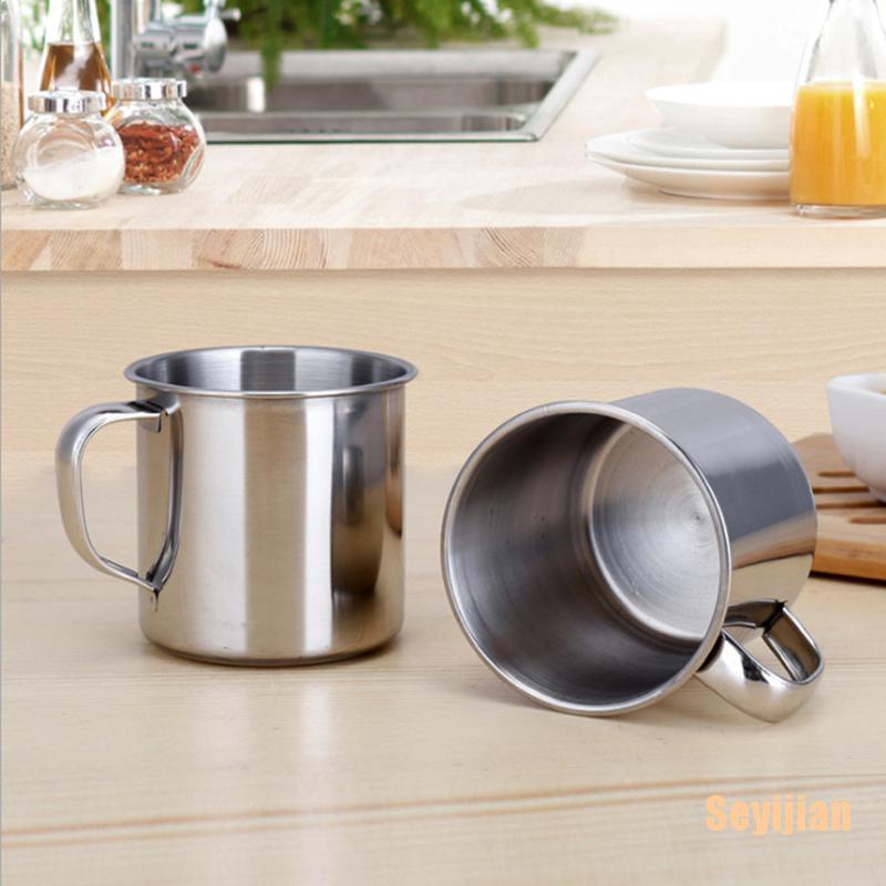 Set 1/3/6 cốc uống nước bằng thép không gỉ tiện dụng khi đi cắm trại