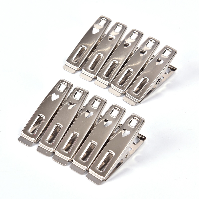 Bộ 20 Móc Treo Quần Áo Bằng Thép Không Gỉ Chất Lượng Cao
