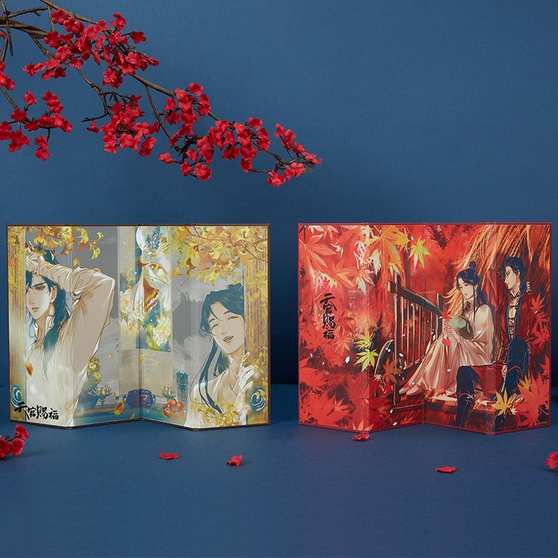 Standee bình phong Thiên quan tứ phúc