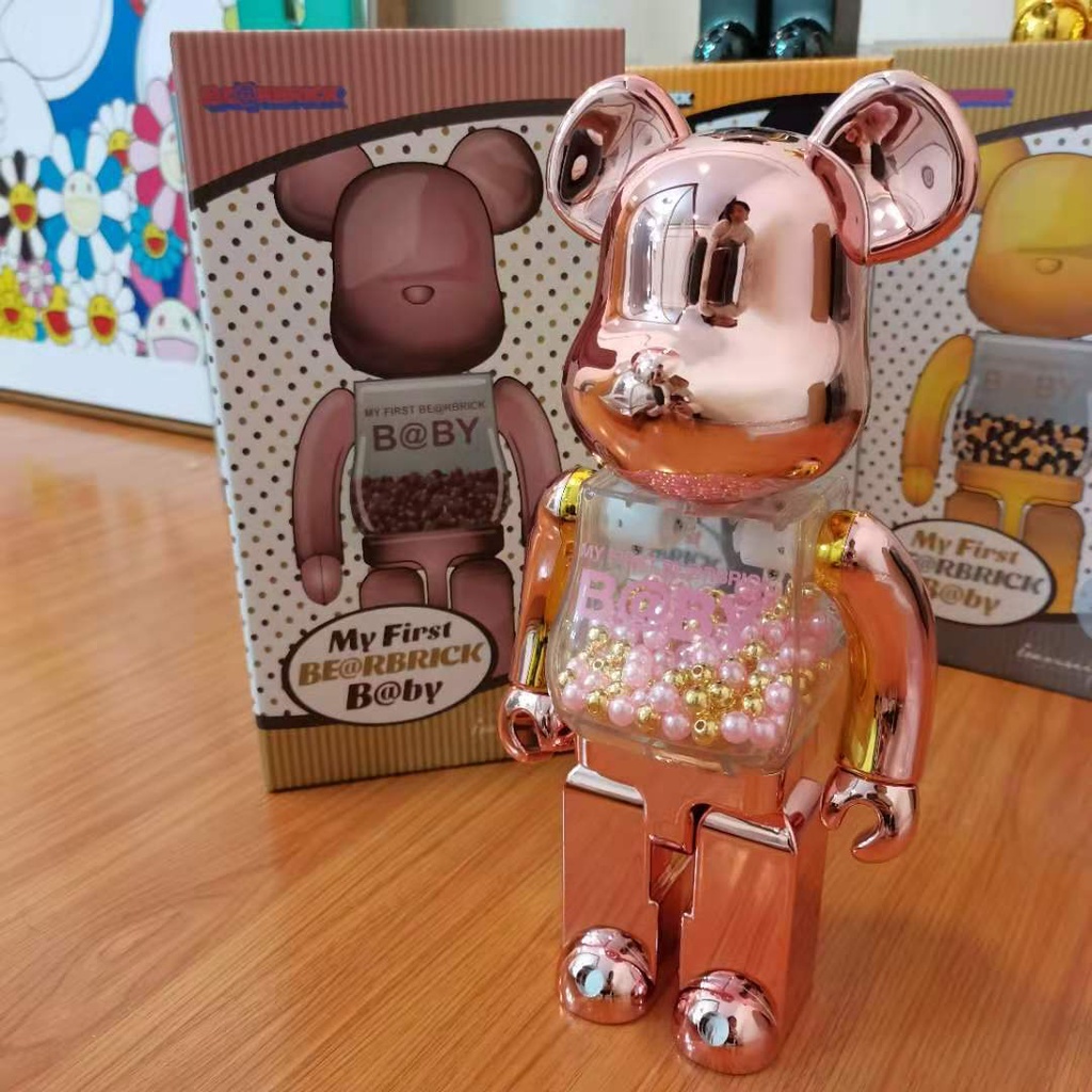 Khối Đồ Chơi Lắp Ráp Hình Gấu Bằng ABS 400%