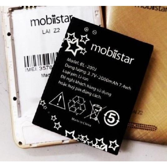 Pin điện thoại Mobiistar Lai Z2 BL-200J