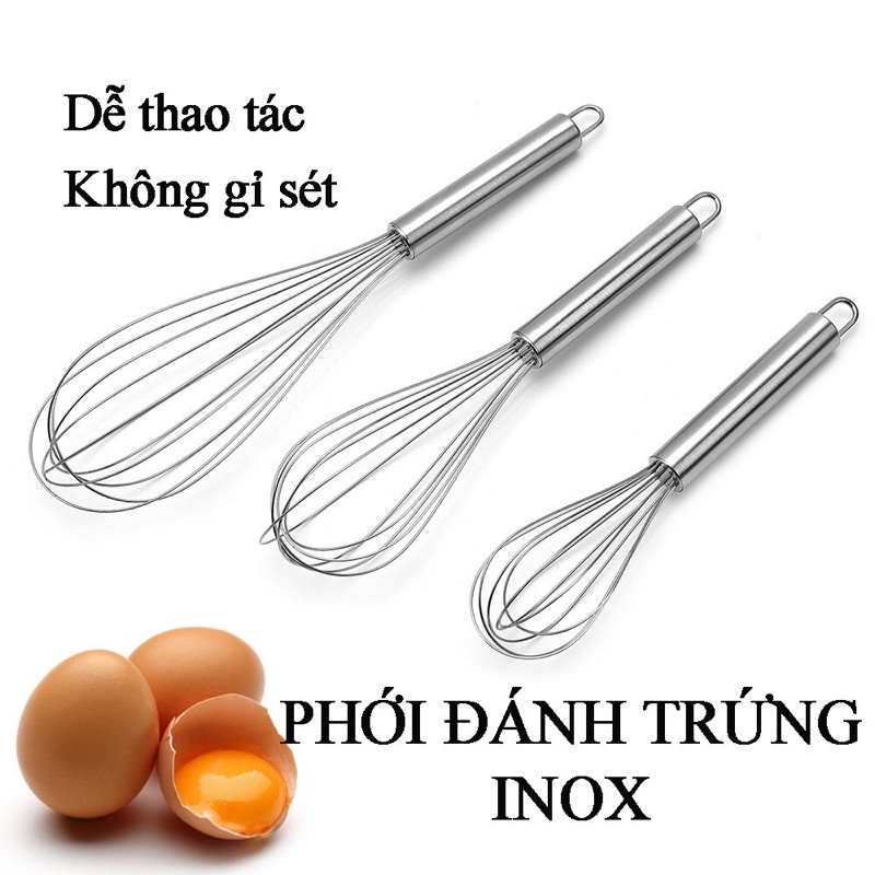 ĐÁNH TRỨNG CẦM TAY INOX CAO CẤP.