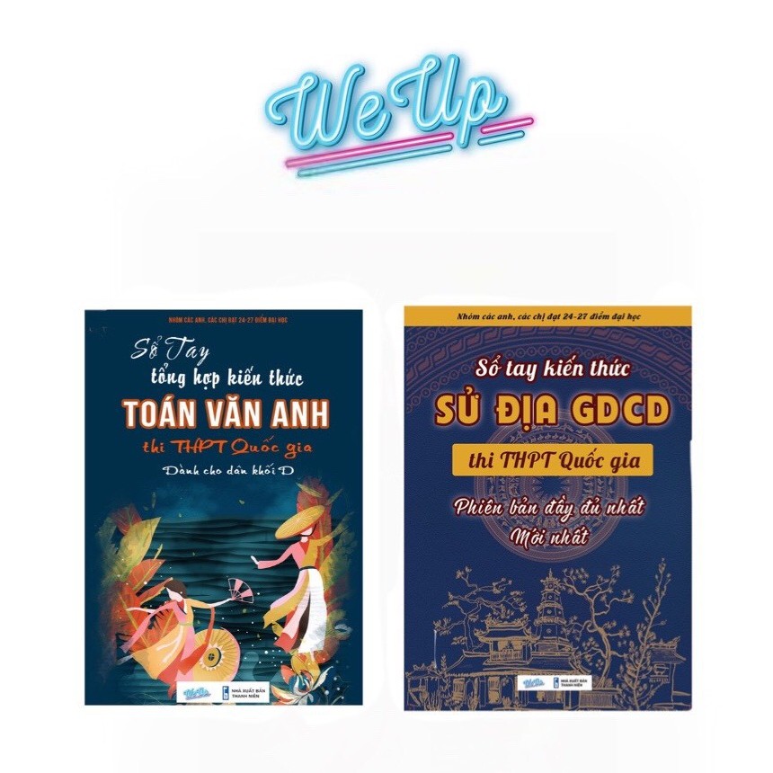 [Mã LIFEMALL995 giảm 10% đơn 99K] Sách- Combo 2 cuốn 6 môn Toán, văn, Anh, Sử, Địa, GDCD