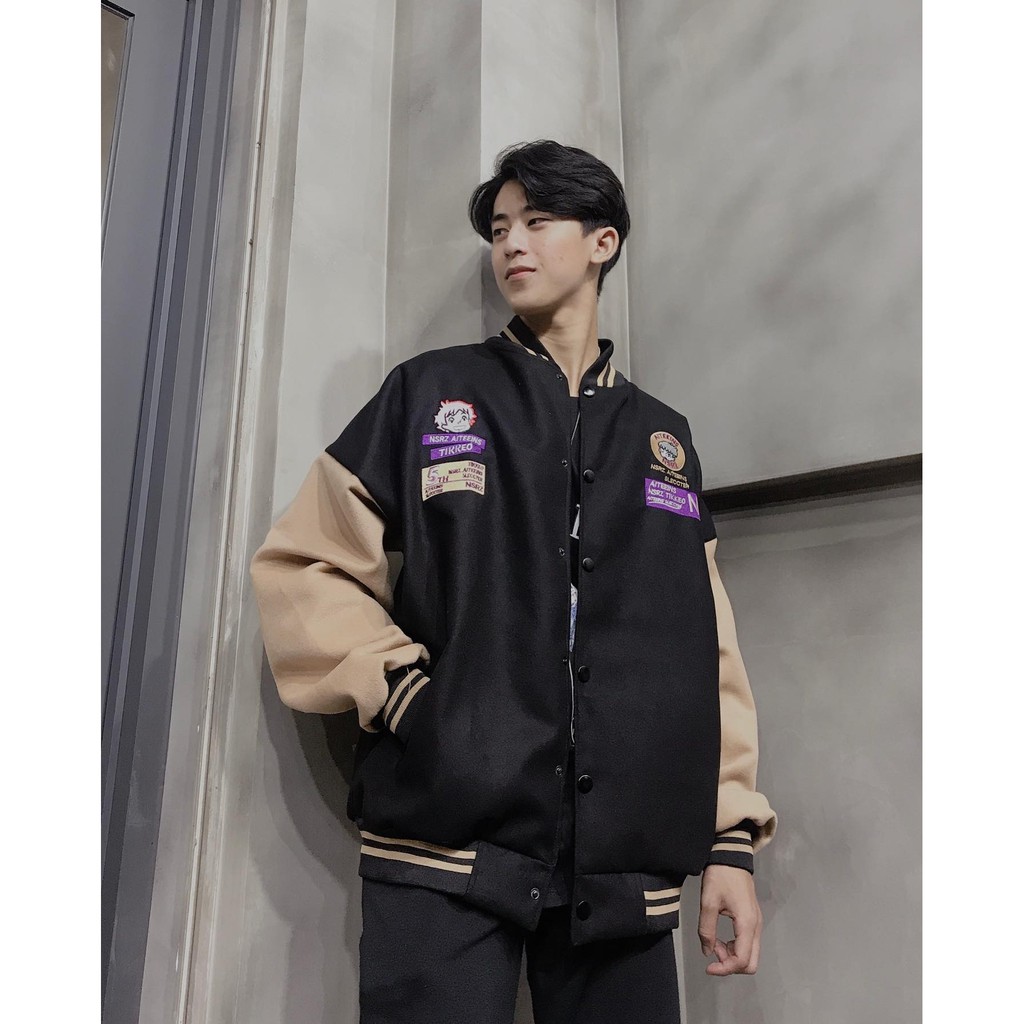 ÁO KHOÁC BOMBER DẠ NHUNG THÊU | BigBuy360 - bigbuy360.vn