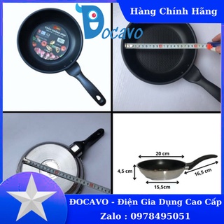 Chảo chống dính bếp từ Fivestar 3 đáy đủ size 16 - 28CM
