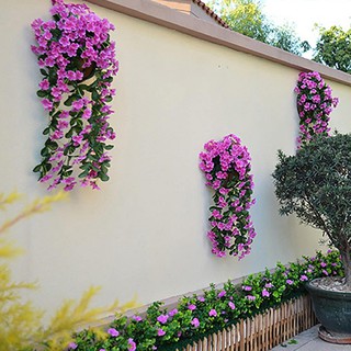 Mua Chùm hoa giả treo tường  hoa thủy tiên giả trang trí ban công  lớp học  nhà hàng phong cách tự nhiên