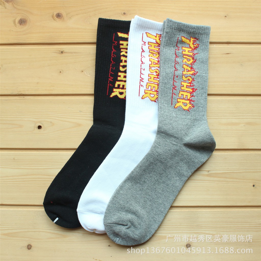 Tất vớ thrasher HUF ngọn lửa