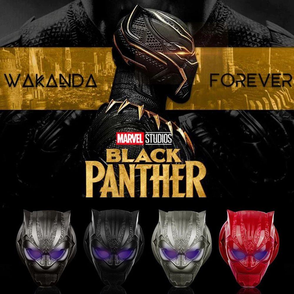 Miếng Dán Trang Trí Nút Khởi Động Xe Hơi Hình Báo Đen 3D Bằng Hợp Kim Kẽm Bảo Vệ