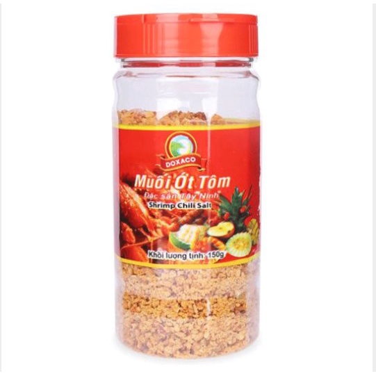 Muối Ớt Tôm DOXACO Đặc Biệt Lọ 150G/250G gói chấm hoa quả, làm gia vị món ăn