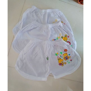 Quần đùi trắng thể thao bé 3-15kg