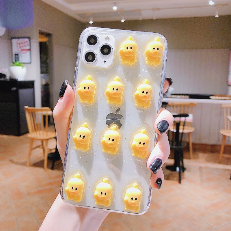 Ốp Điện Thoại Mềm Hình Chú Vịt Vàng Đáng Yêu Cho Iphone 11 Apple 8 Plus / 7 P / X / Xr Ixs Max | BigBuy360 - bigbuy360.vn