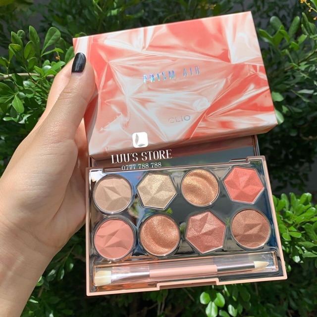 Bảng Màu Mắt Clio Prism Air 01 Coral Sparkle
