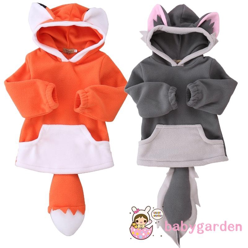 Áo Hoodie Kiểu Dáng Hoạt Hình Dễ Thương Cho Bé