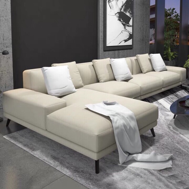 Sofa góc L siêu sang phòng khách cao cấp