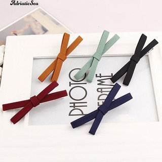 Kẹp tóc nơ vải cổ điển xinh xắn cho nữ
