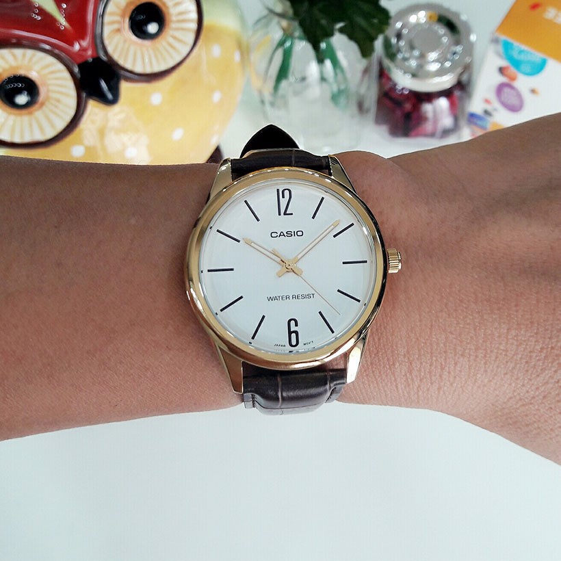 Đồng hồ nam dây da chính hãng Casio Anh Khuê MTP-V005 | BigBuy360 - bigbuy360.vn
