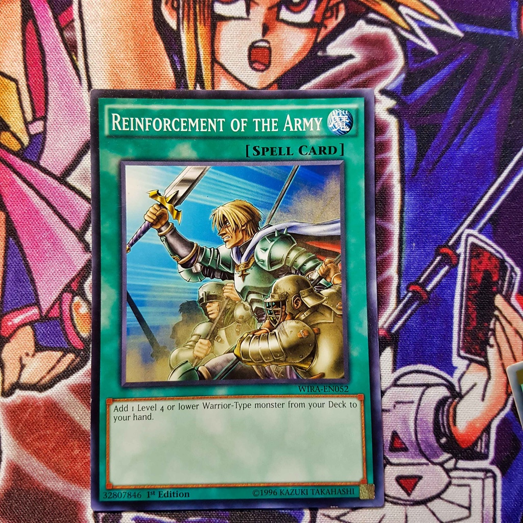 Thẻ bài Yugioh chính hãng | Reinforcement of the Army