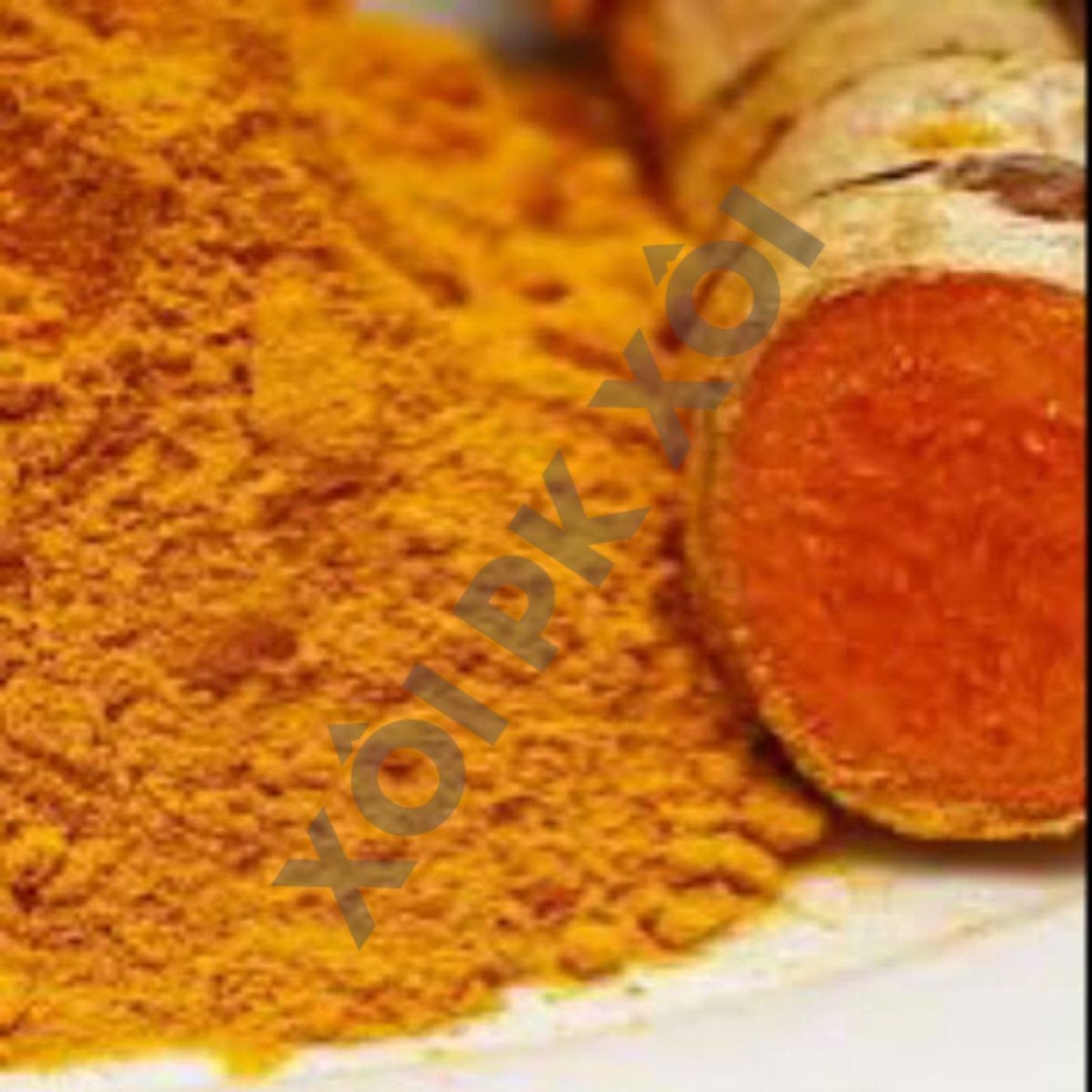 Bột nghệ + Qủa dành dành tạo màu vàng cho xôi, bánh
