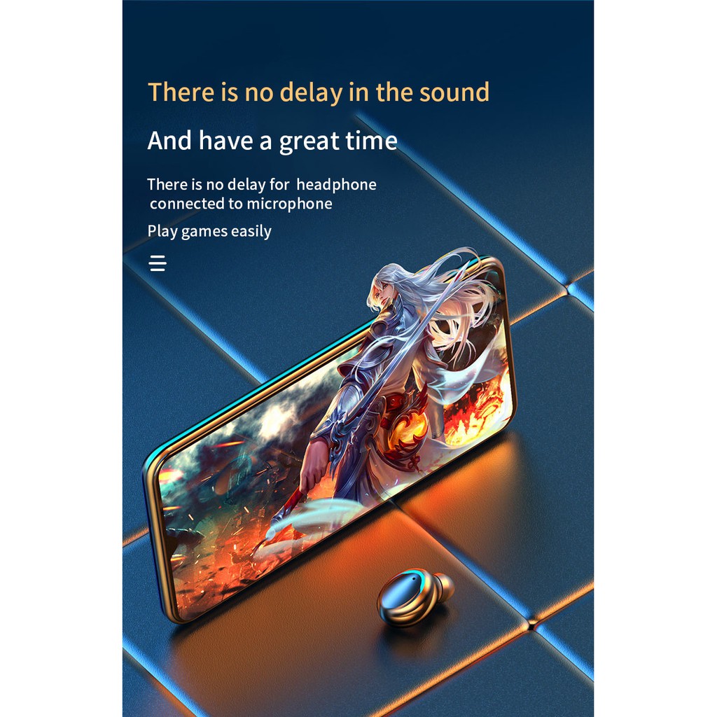 F9 Wireless Headphones TWS Bluetooth 5.0 Headsets Noise Canceling Earphone With Microphone Sports Handsfree Earbuds For Phone