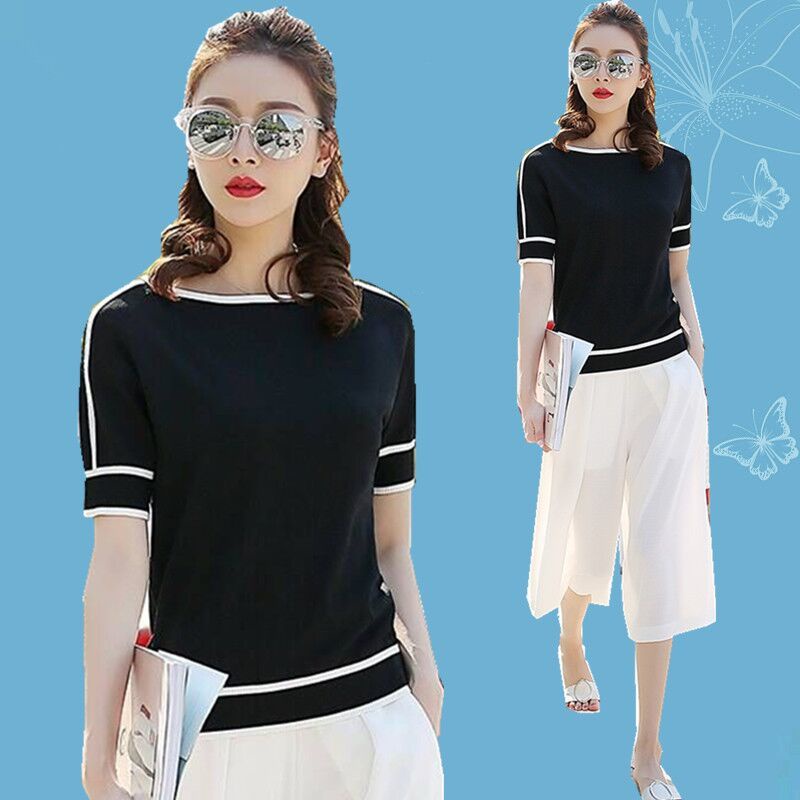 Áo Thun Tay Ngắn Họa Tiết Ca Rô Thời Trang Dành Cho Nữ