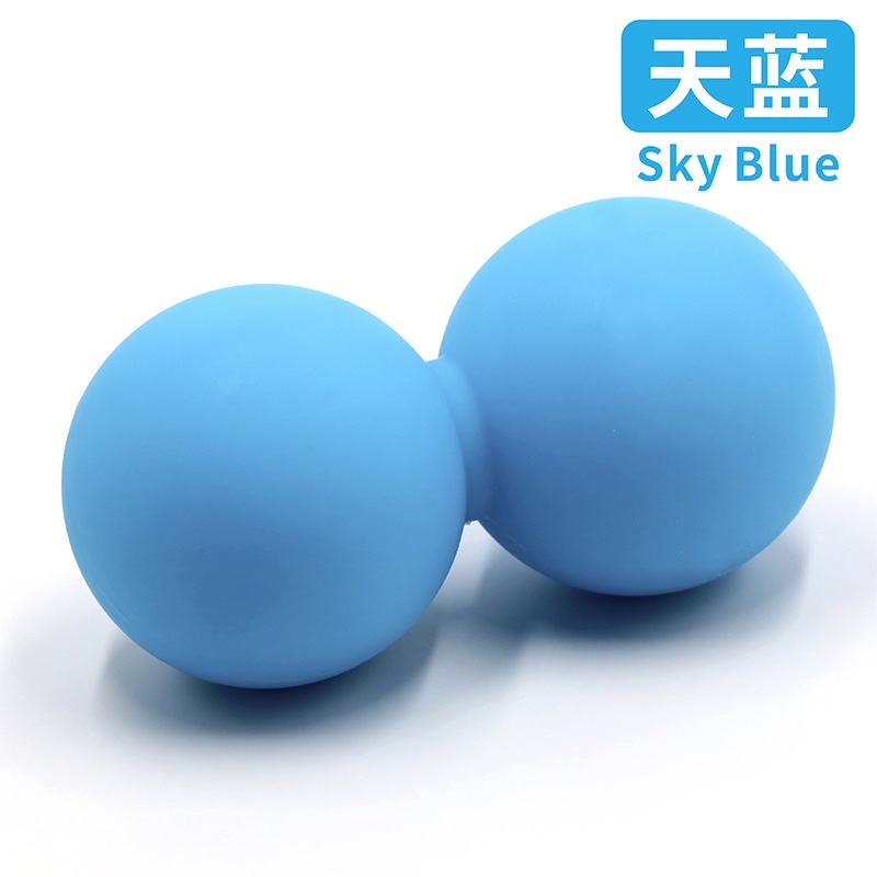 Summer062 Silica Gel Tập thể dục Peanut Ball Yoga Phòng tập thể dục Thể hình Thư giãn Cơ thể Massage Giảm đau