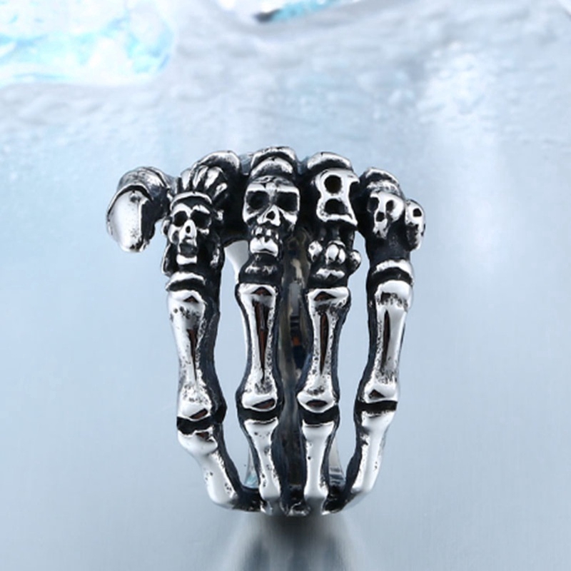 Nhẫn đeo ngón tay phong cách punk cổ điển