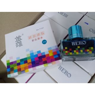 Mực hero ( xanh hs, xanh ngọc, xanh lá, vàng, tím hồng)