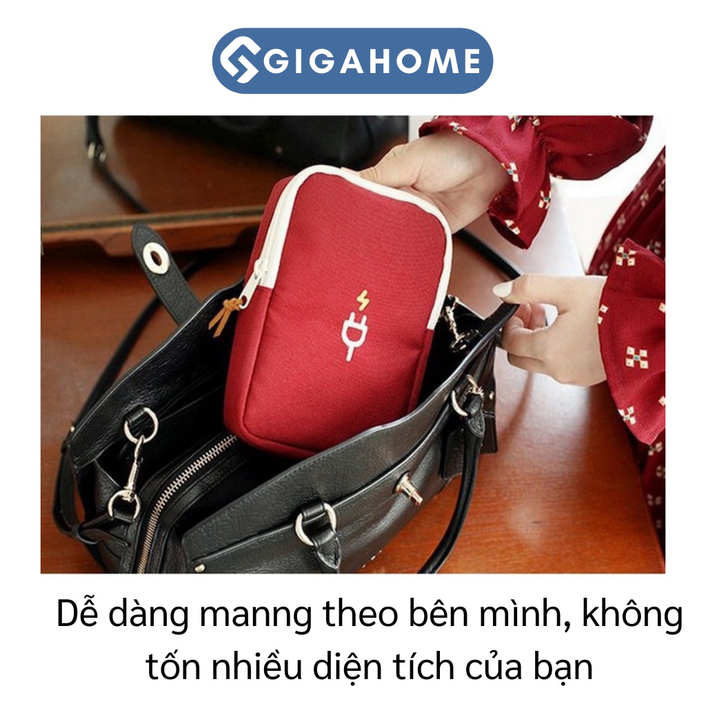 Túi Đựng Phụ Kiện Điện Thoại GIGAHOME Chống Sốc, Chống Thấm Nước 6952