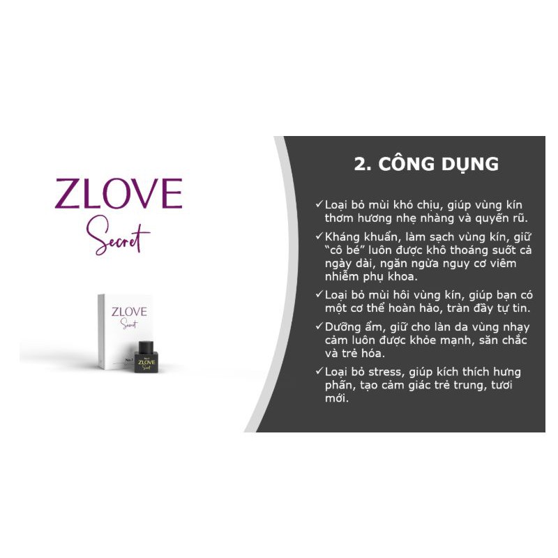 [Cao Cấp] ZLOVE Secret-Nước hoa vùng kín thơm quyến rũ | BigBuy360 - bigbuy360.vn