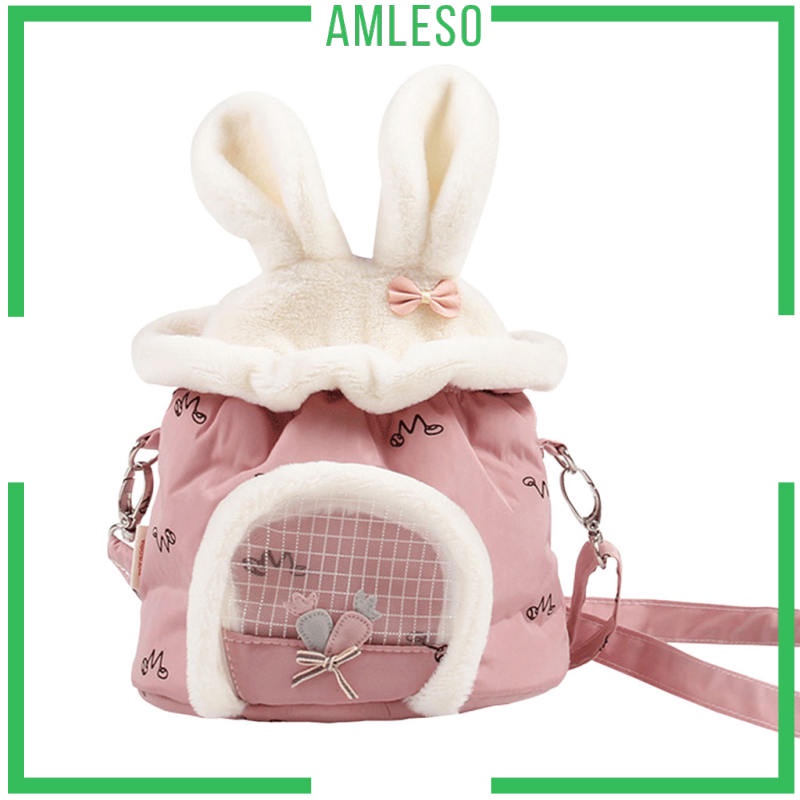 Túi đựng chuột hamster/sóc bay Úc/nhím/thú cưng nhỏ có dây đeo vai có thể điều chỉnh mềm mại ấm áp thoáng khí nhỏ gọn