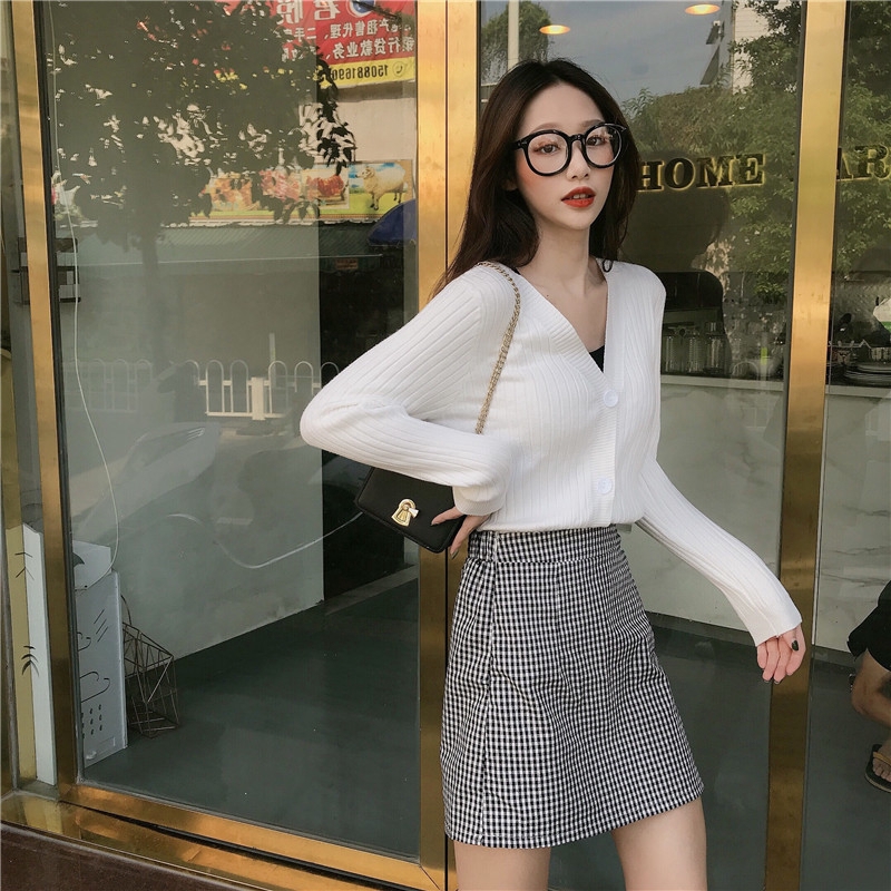 Áo khoác mỏng cổ chữ V dáng rộng xinh xắn thời trang xuân thu dành cho nữ | BigBuy360 - bigbuy360.vn