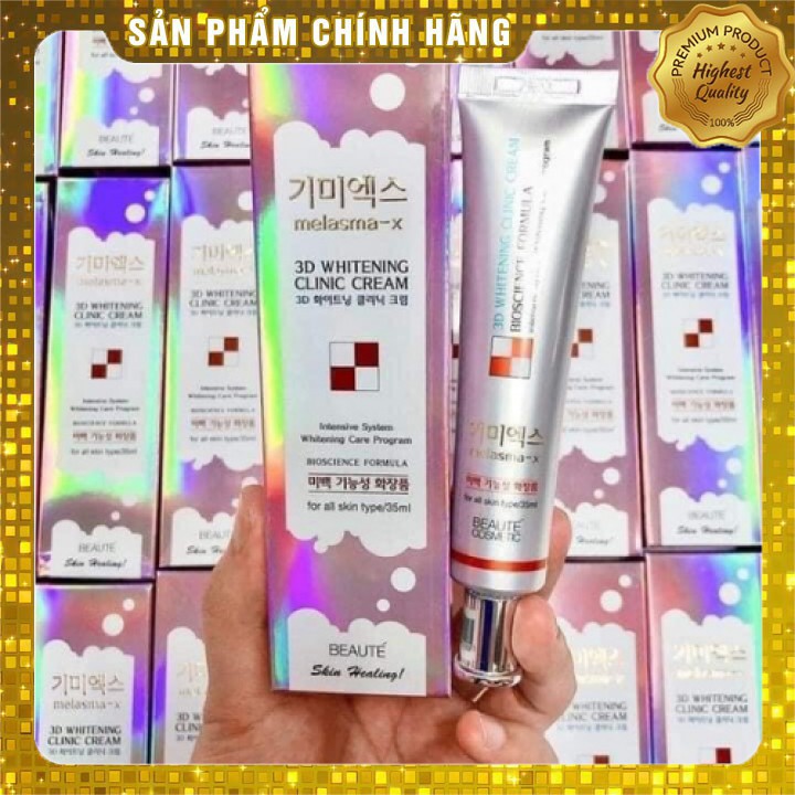 Kem Nám Tàn Nhang Dưỡng Trắng Melasma-X 3D Whitening Clinic Cream 35ml Hàn Quốc | BigBuy360 - bigbuy360.vn