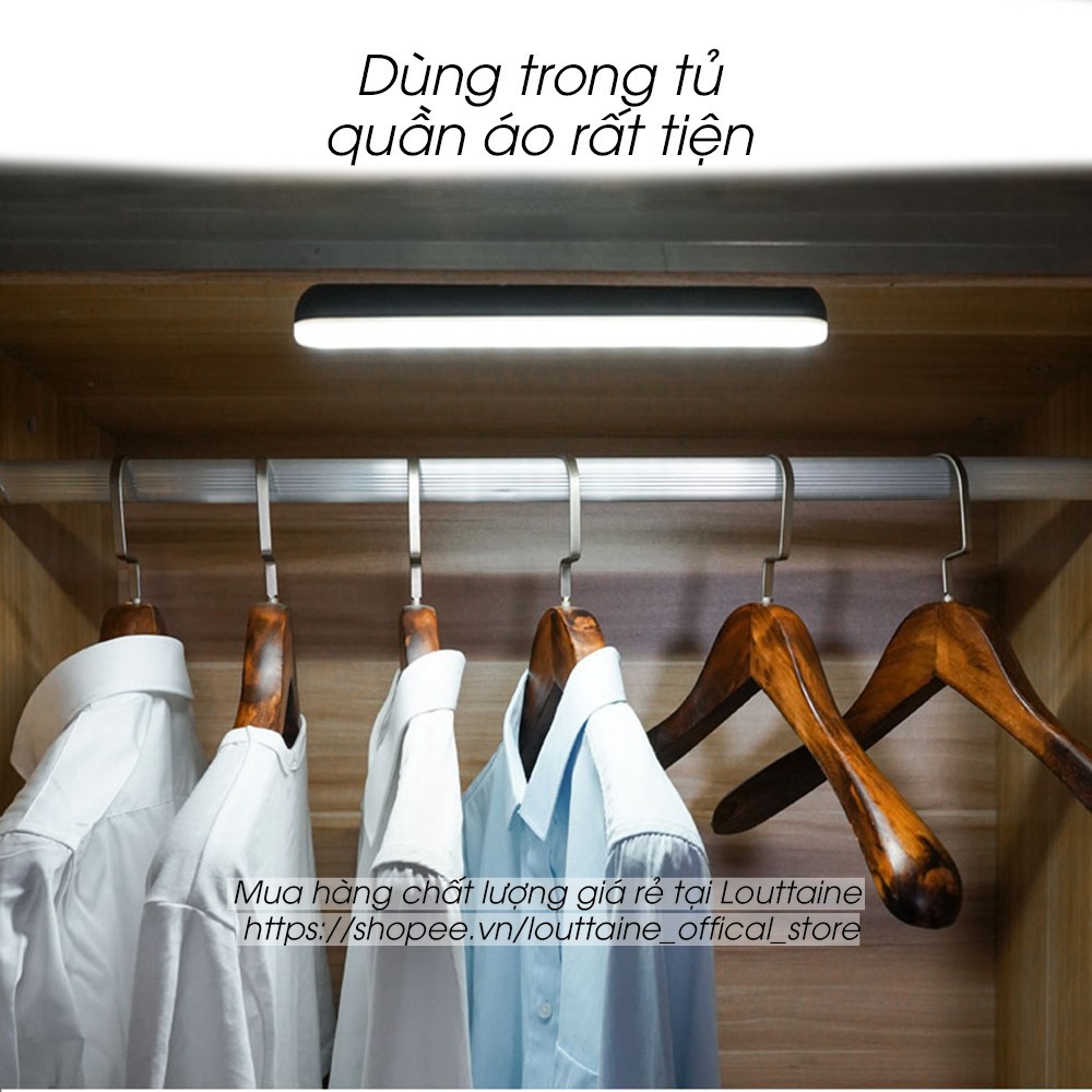 Đèn dán tường tích điện 1800mAh gắn nam châm đèn trang điểm bàn học bàn làm việc 4 chế độ sáng cảm ứng chạm tiện lợi | BigBuy360 - bigbuy360.vn