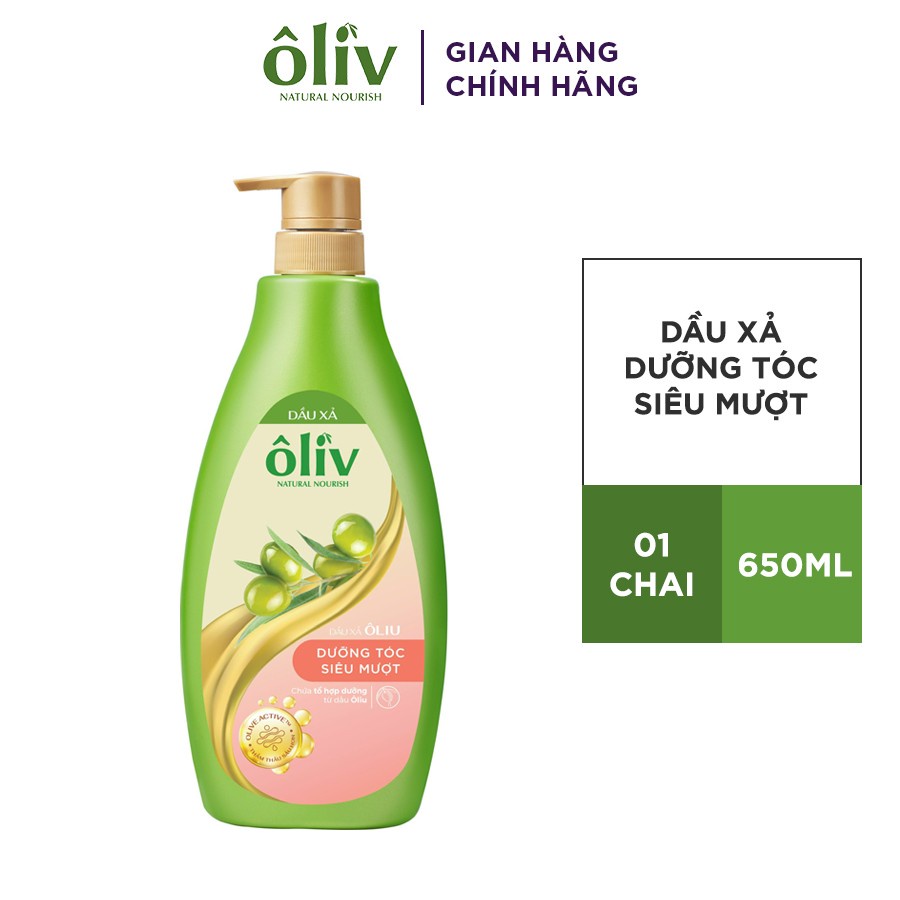 Dầu Xả Dưỡng Tóc Siêu Mượt Ôliv 650ml