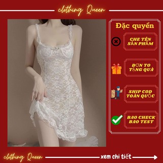 Váy ngủ, đầm ngủ lụa satin cao cấp sexy mã nd07