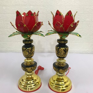 Đèn thờ điện hoa sen