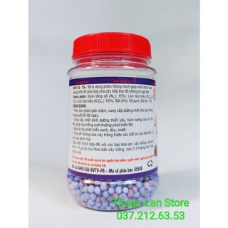Phân Tan Chậm Hàn Quốc 15-15-15+TE hũ 150g