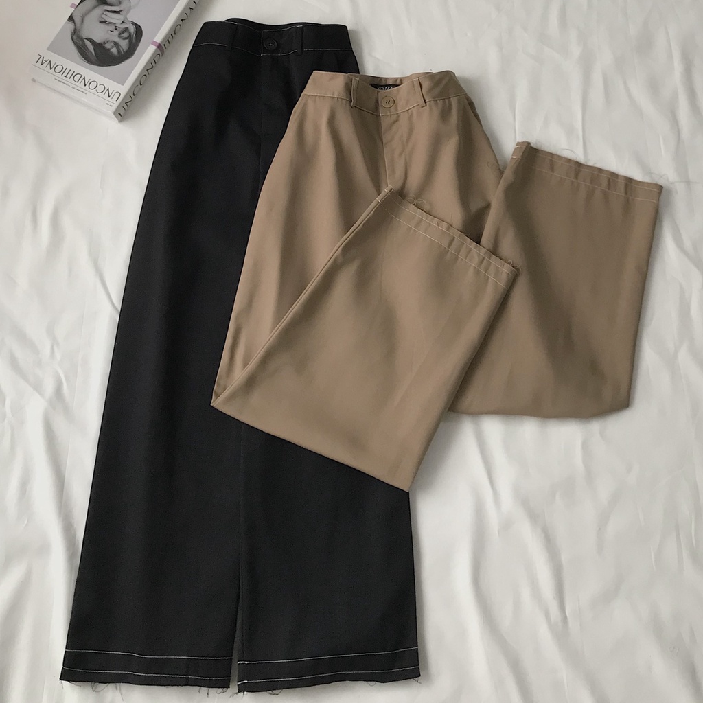 Quần Dài Nữ Ống Rộng JEM CLOSET Chất Kaki Tây Thiết Kế Style Công Sở Phối Đồ Xinh MILEN 2941
