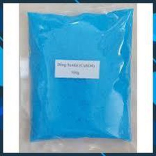 500gr- Đồng sunfat (CuSO4) chuẩn ko pha tạp chất 99% xử lý hồ bơi, bể cá, ao tôm