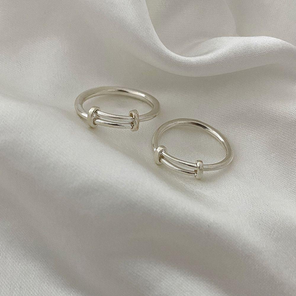 Nhẫn Thời Trang Hàn Quốc Bằng Đồng Phong Cách Vintage Cho Cặp Đôi