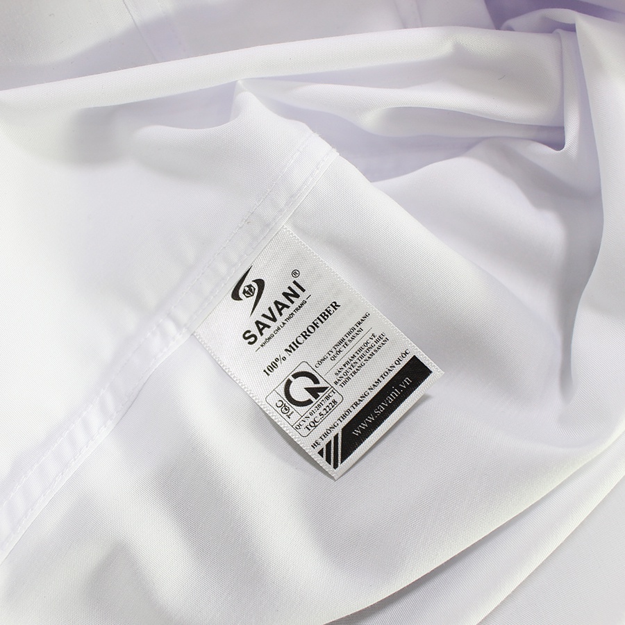 Áo sơ mi nam dài tay SAVANI cao cấp dáng ôm vừa trẻ trung, lịch lãm, vải không nhăn kháng khuẩn