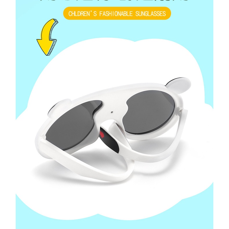 Kính Mát Phân Cực Chống Tia UV Hình Gấu Trúc Hoạt Hình Cho Bé 2022