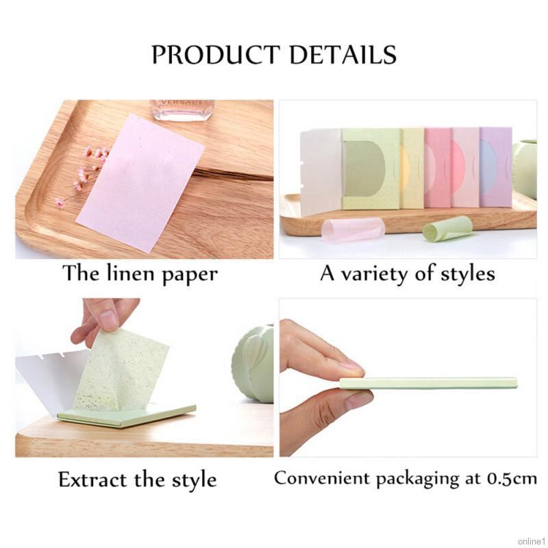 [Hàng mới về] Tép 100 tờ giấy thấm dầu thành phần tự nhiên | BigBuy360 - bigbuy360.vn