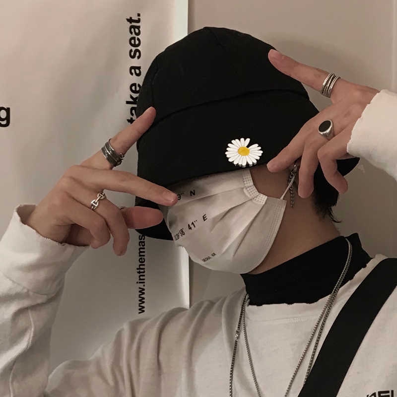 Ghim Cài Áo Kim Loại Hình Hoa Cúc Nhỏ Phong Cách Harajuku Hàn Quốc 22163 Cho Nam Nữ