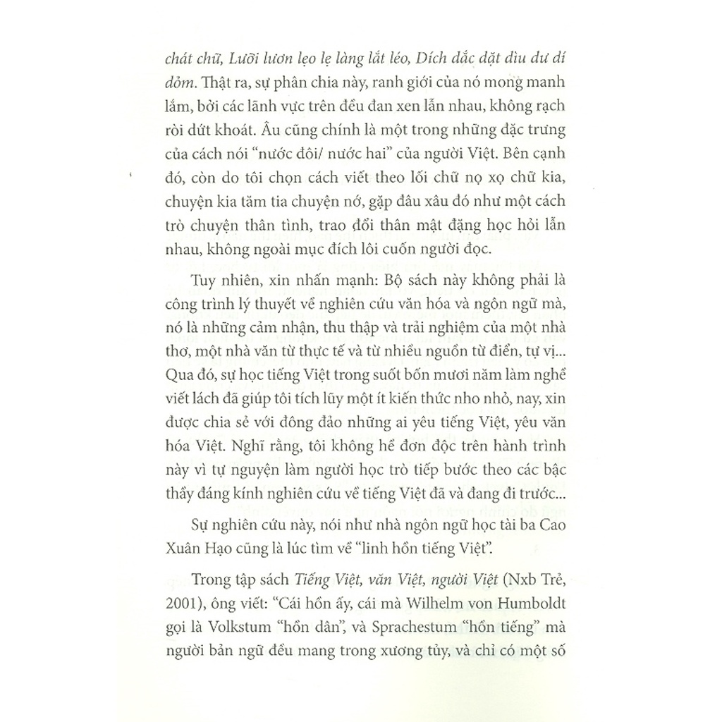 Sách Văn Hóa Việt Nhìn Từ Tiếng Việt - Dích Dắc Dặt Dìu Dư Dí Dỏm