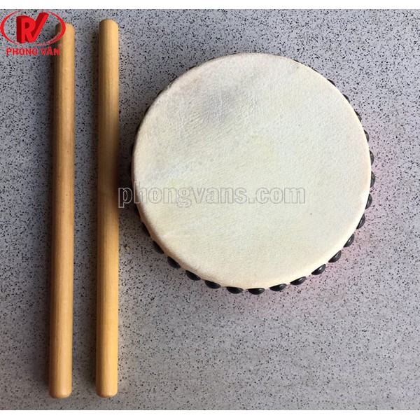Trống mảnh gỗ mặt da kích thước 15cm, 18cm, 20cm